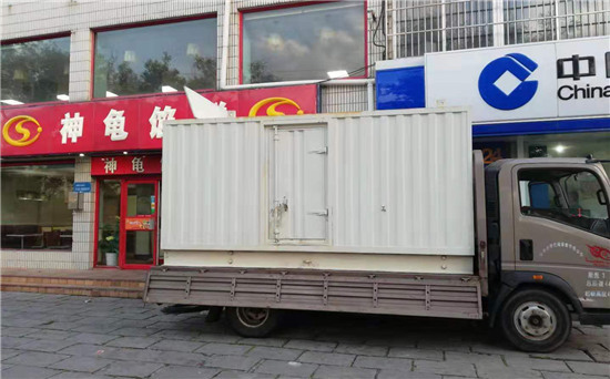 武清出租发电机施工案例